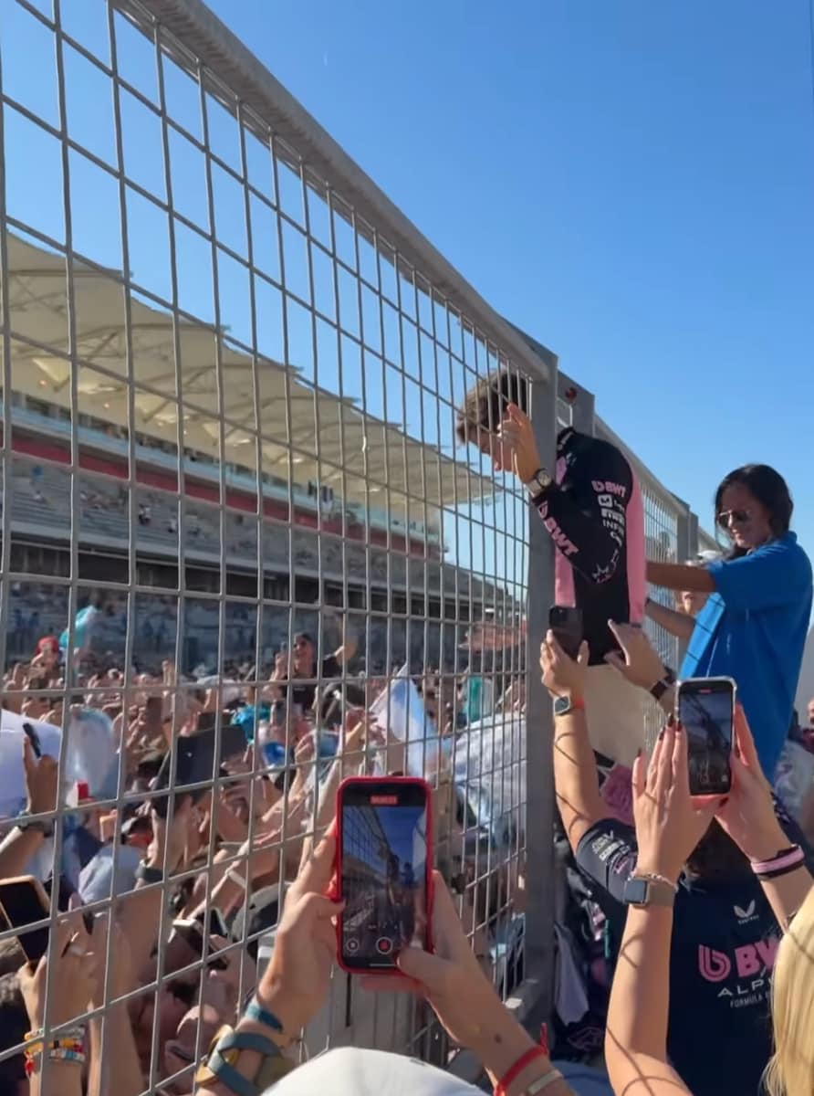 Franco Colapinto stole the show after finishing the U.S. Grand Prix