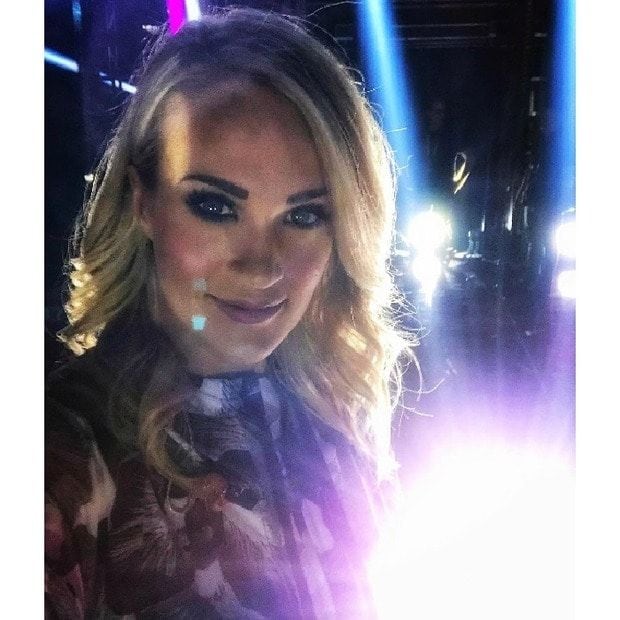 A day before the big event, Carrie took to social media to share her excitement about the big comeback. She shared a behind-the-scenes photo of her backstage looking gorgeous and ready to step back into the spotlight. "Had a great rehearsal for the @acmawards!" she wrote along with the selfie. "Can't wait until tomorrow night! #CryPretty #ACMAwards."
Photo: Instagram/@carrieunderwood