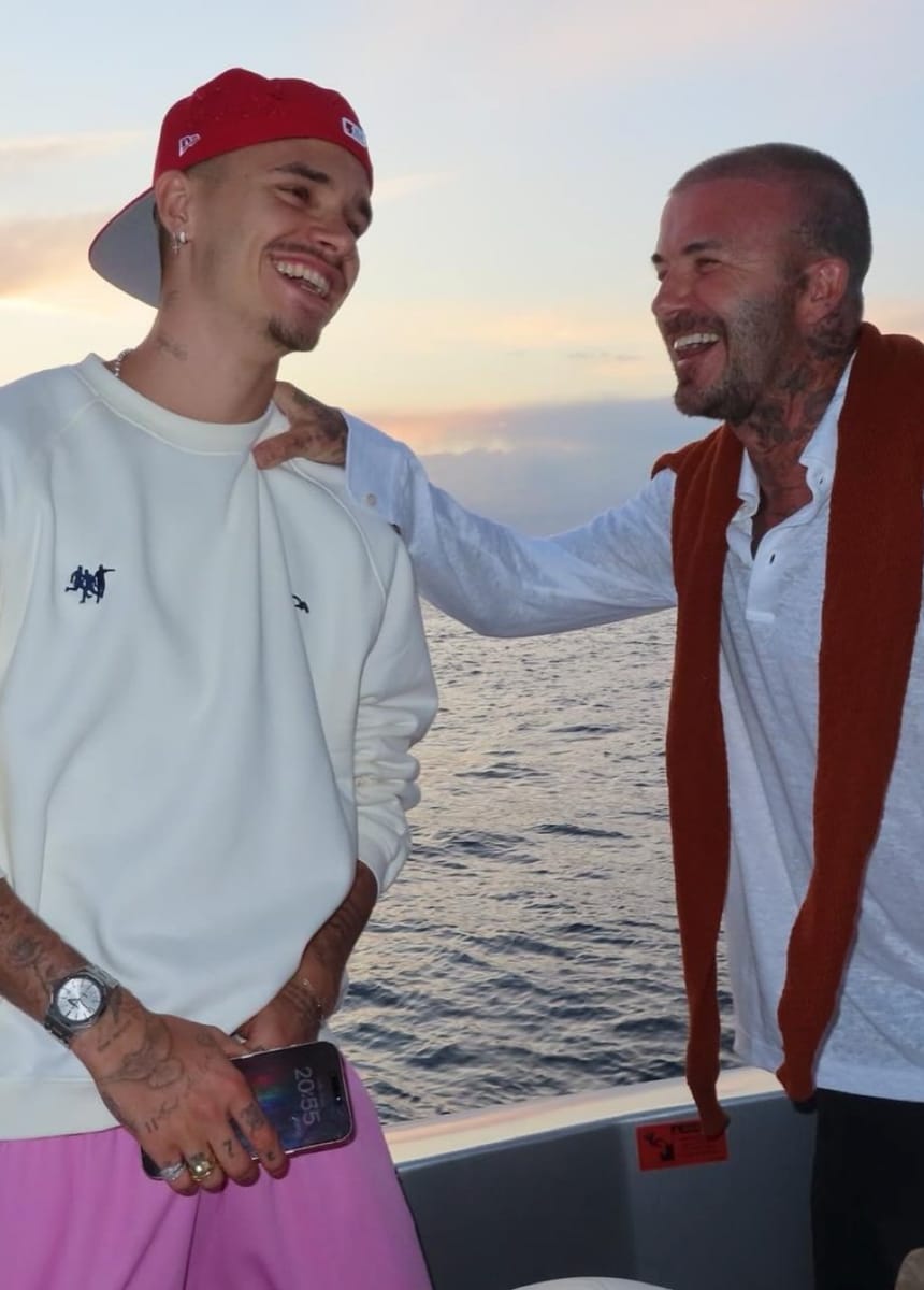 David and Romeo prove they have a close relationship.