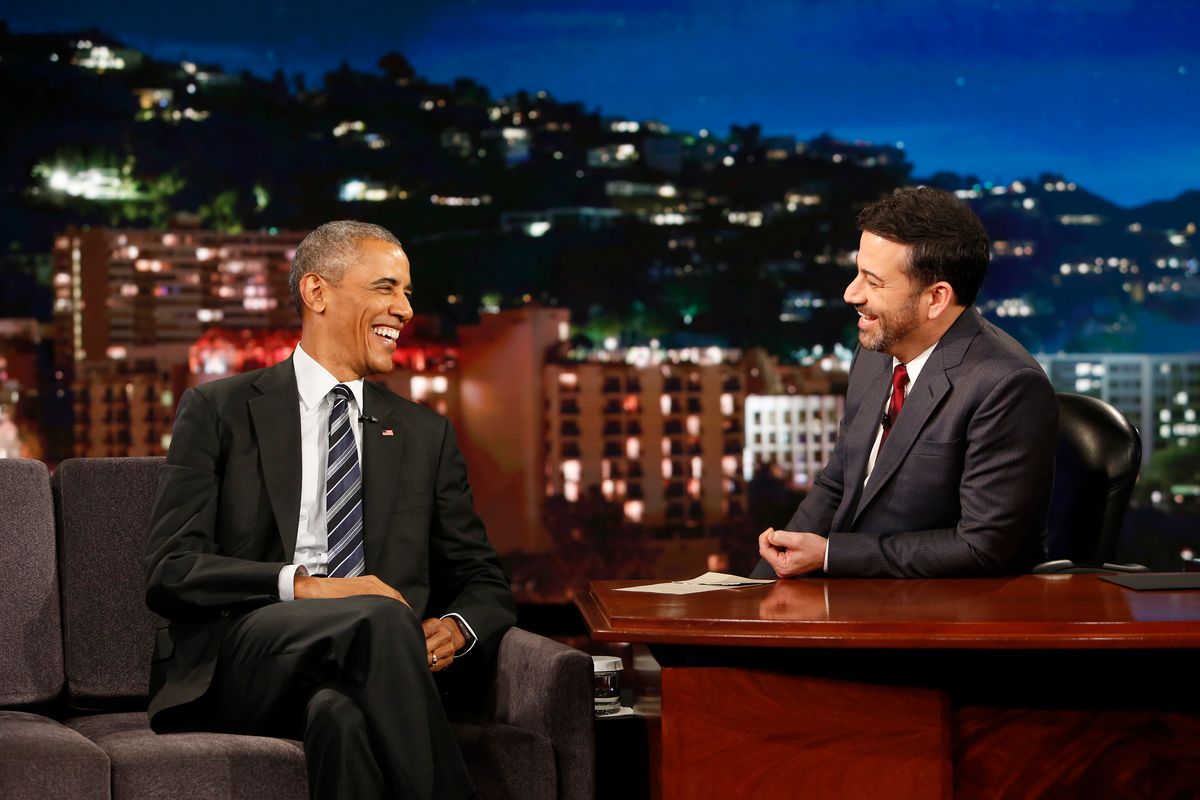 Obama, who has appeared on Kimmel’s show multiple times, including at a joint Q&A with Joe Biden in Los Angeles last year, didn’t hold back. 