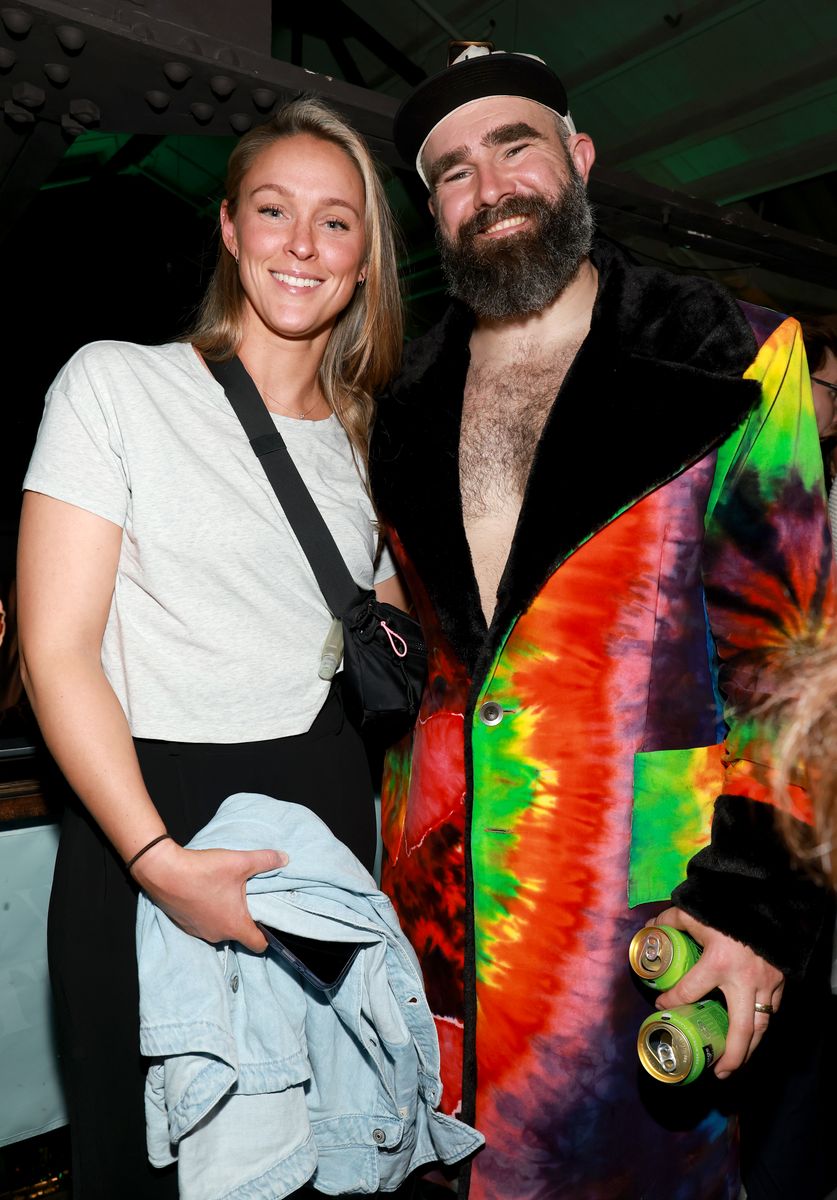 Kylie Kelce and Jason Kelce
