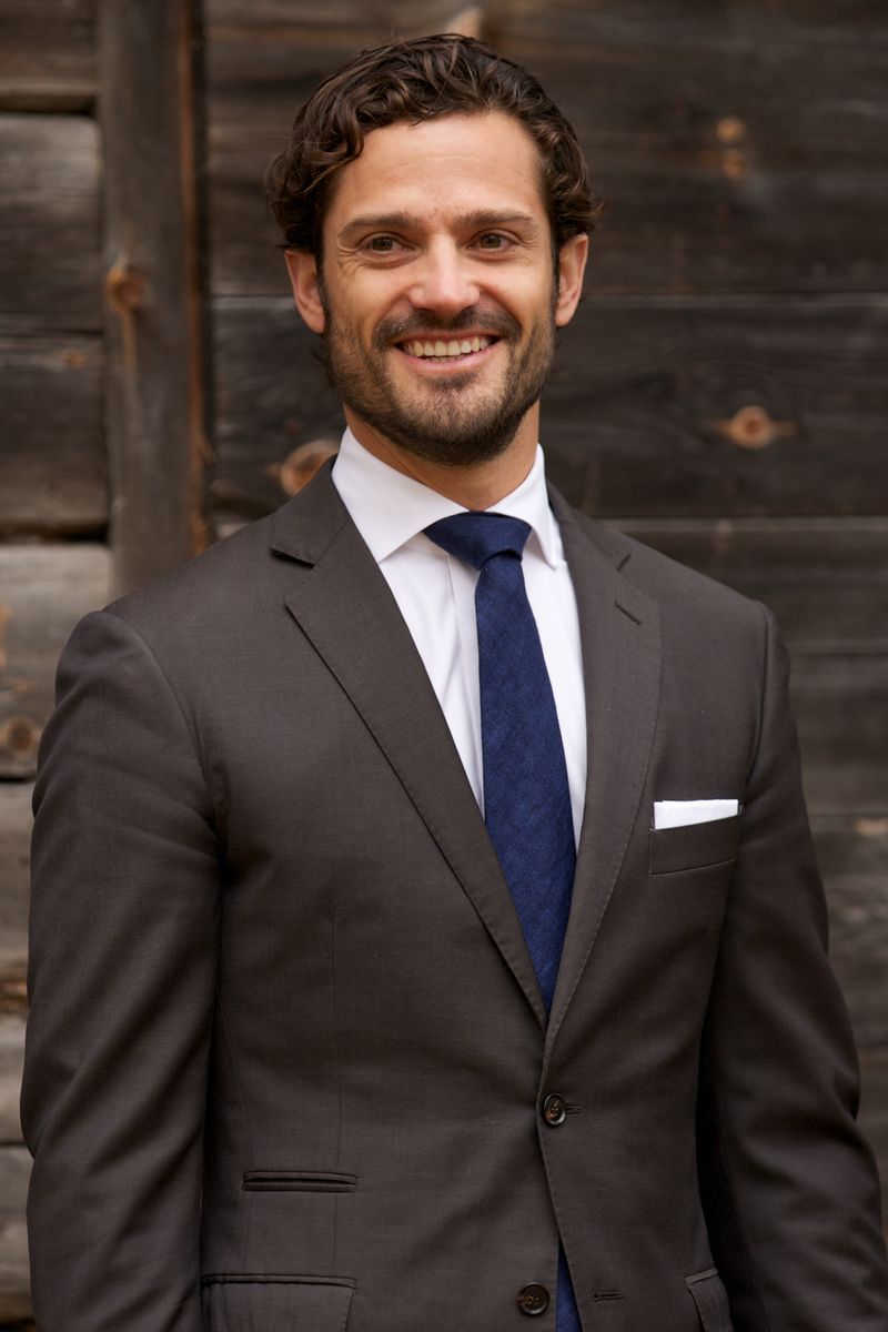 Prince Carl Philip of Sweden visits the old stone porphyry during the second day of a two day trip to Dalarna on October 6, 2015 in Alvdalen, Sweden