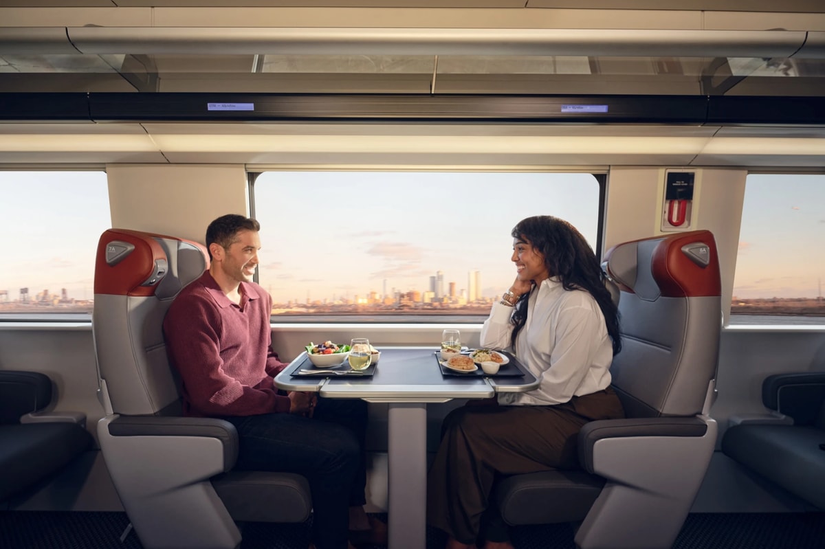 Thanks to a tilt system, passengers can expect a quieter, more stable experience, even at high speeds.
