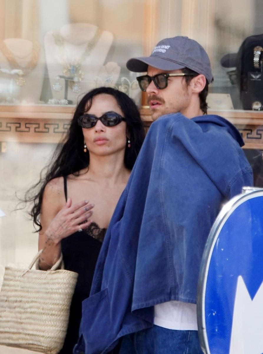 Harry Styles and Zoe Kravitz are seen packing on the PDA during a stroll through the eternal city of Rome