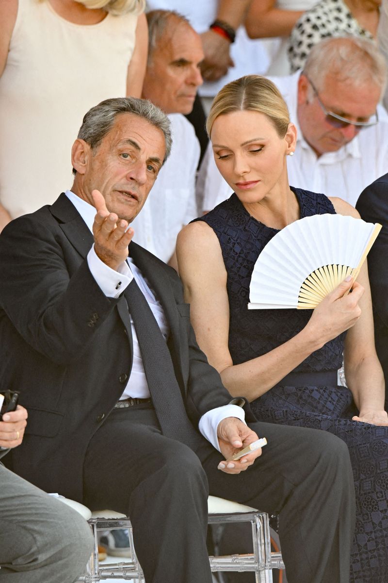 Princess Charlene of Monaco was pictured alongside former French President Nicolas Sarkozy during the commemorative ceremony in Nice in July 2026.