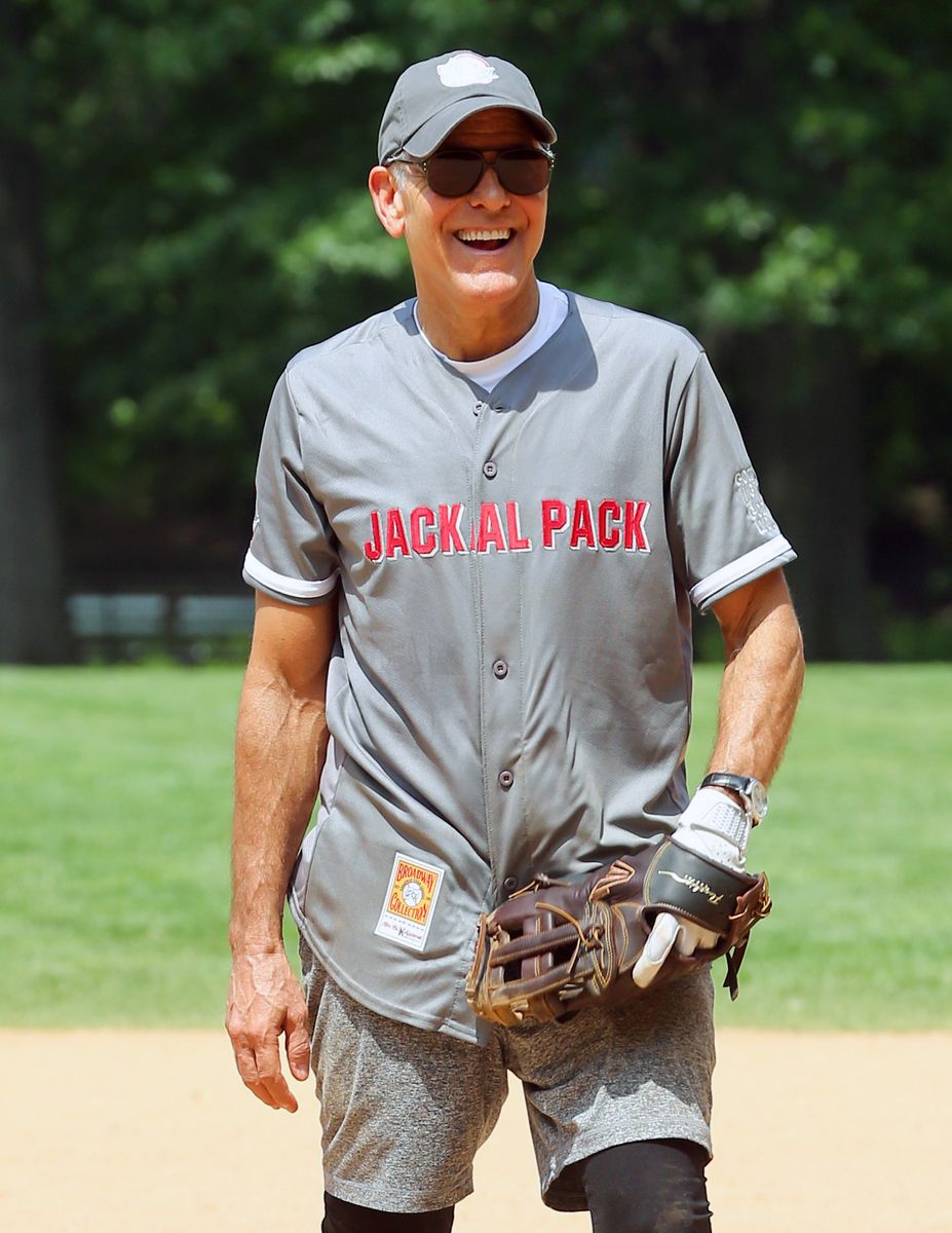 George Clooney swaps red carpets for softball at Central Park