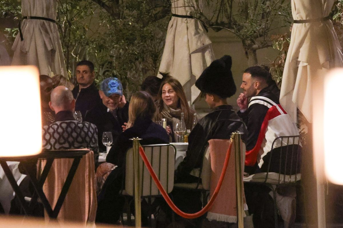 Jaden Smith is seen dining at Loulou restaurant in Paris