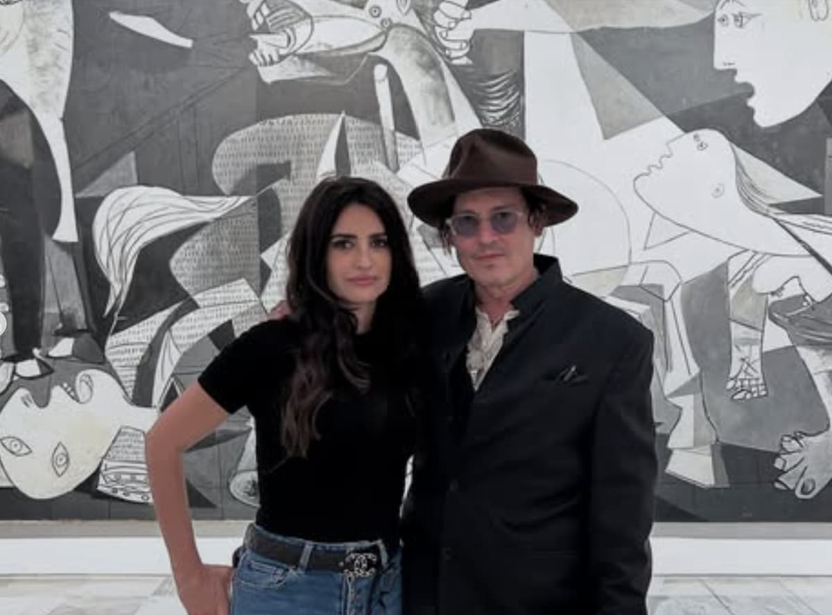 Penélope Cruz and Johnny Depp shared photos of their time in Madrid