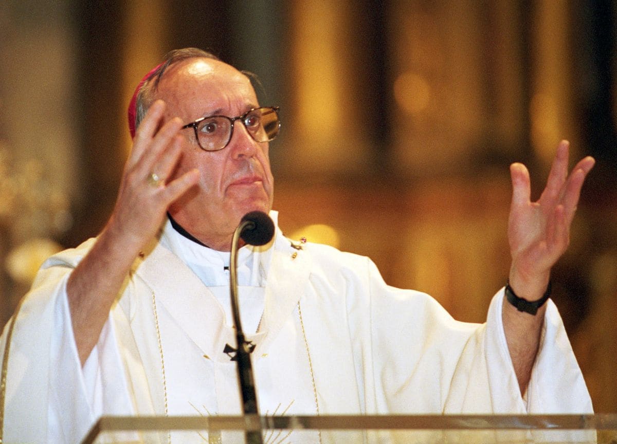 Jorge Bergoglio in his days as Archbishop of Buenos Aires, photographed in 2013.