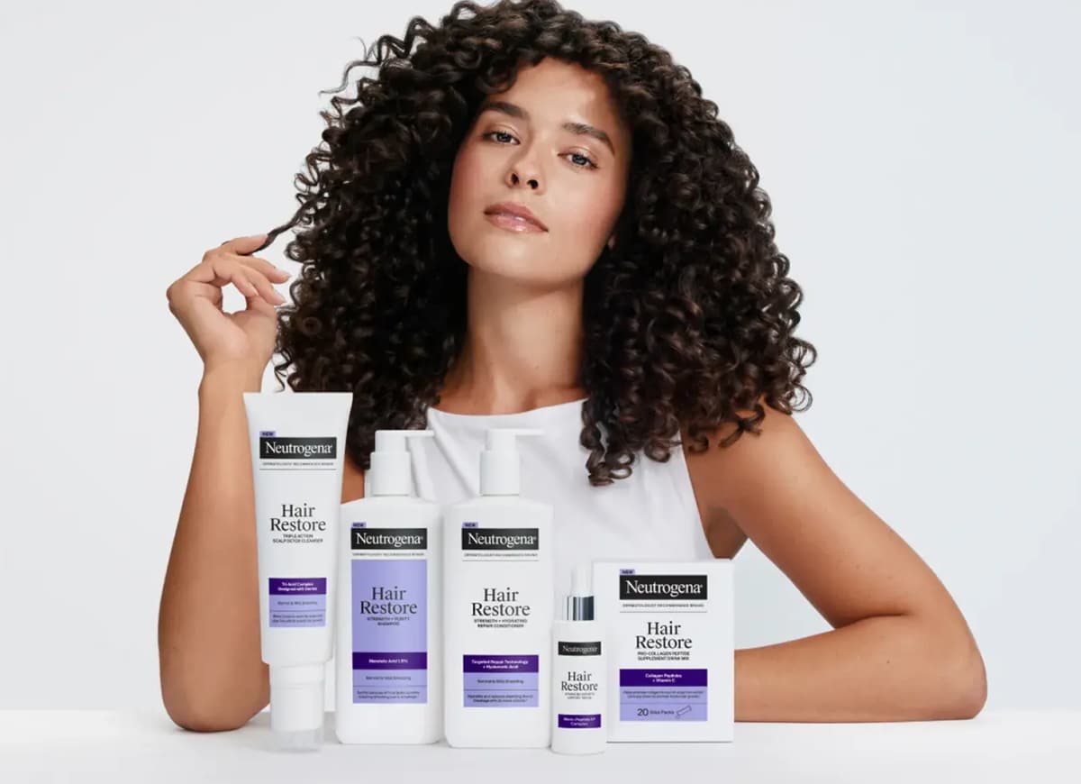 Neutrogena’s Hair Restore Advanced collection.