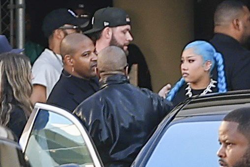 North was surrounded by security