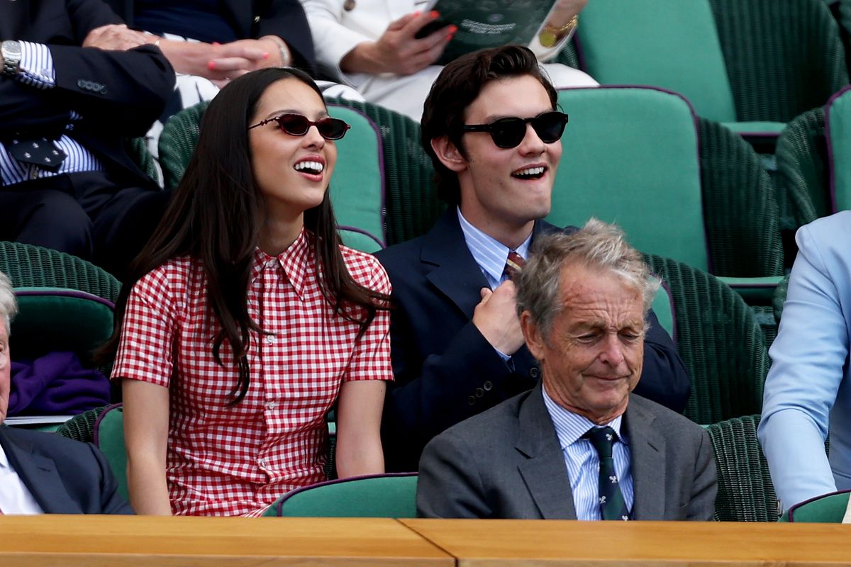 Louis Patridge and Olivia Rodrigo were all smiles at Wimbledon, solidifying their status as one of pop culture’s favorite couples.