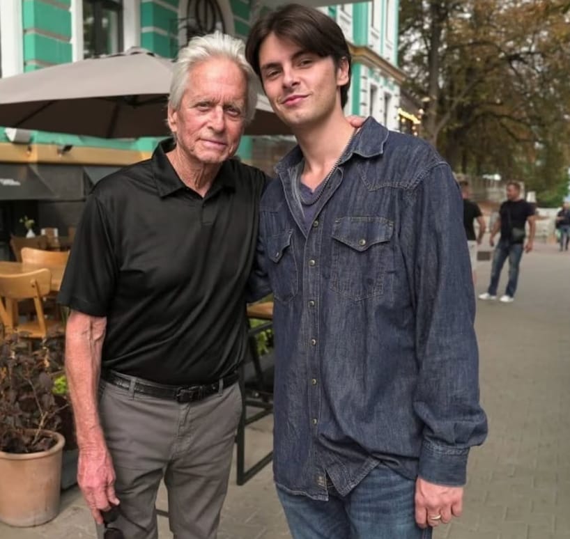 Michael Douglas and his son Dylan