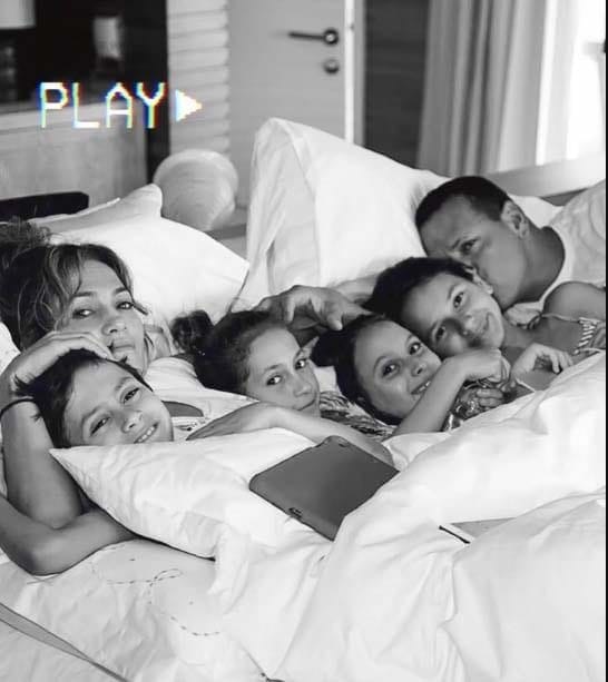 jennifer lopez arod family bedtime