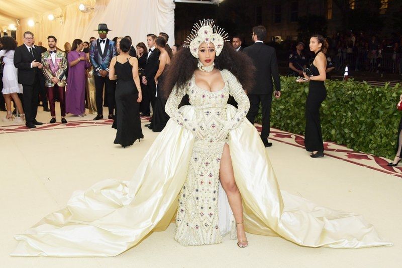 cardi b met gala 2018