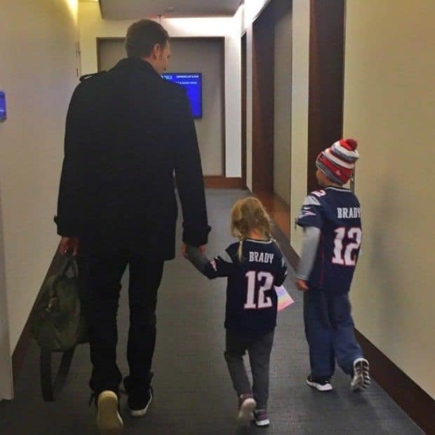 The New England Patriots quarterback says that his children are familiar with football.
Photo: Instagram/@gisele