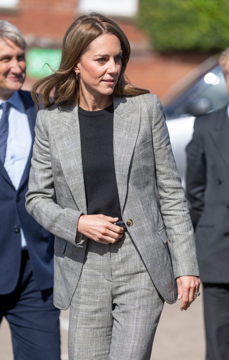 Kate Middleton Radiates Elegance in Prince of Wales Check Outfit