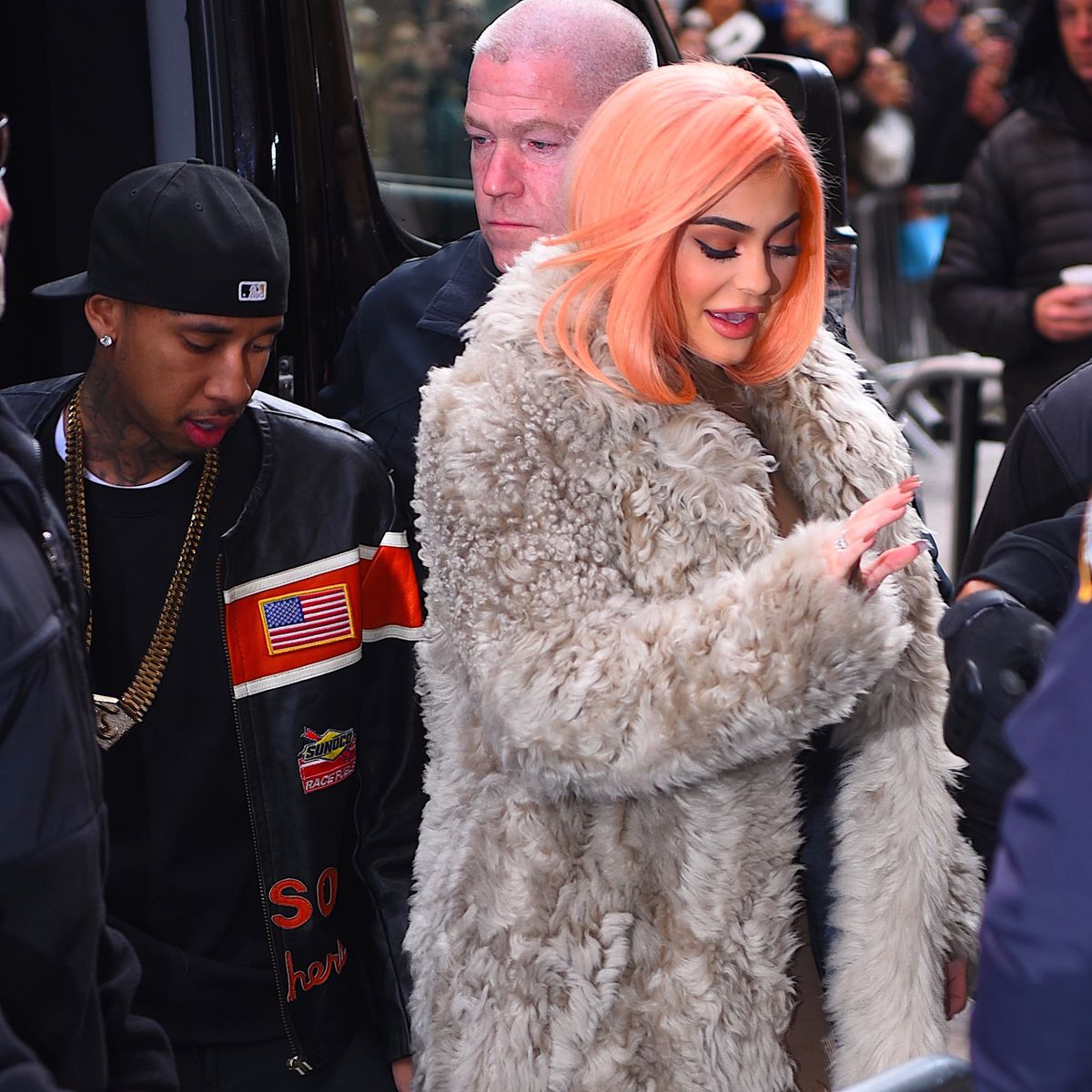Kylie Jenner and her then-boyfriend Tyga 2017