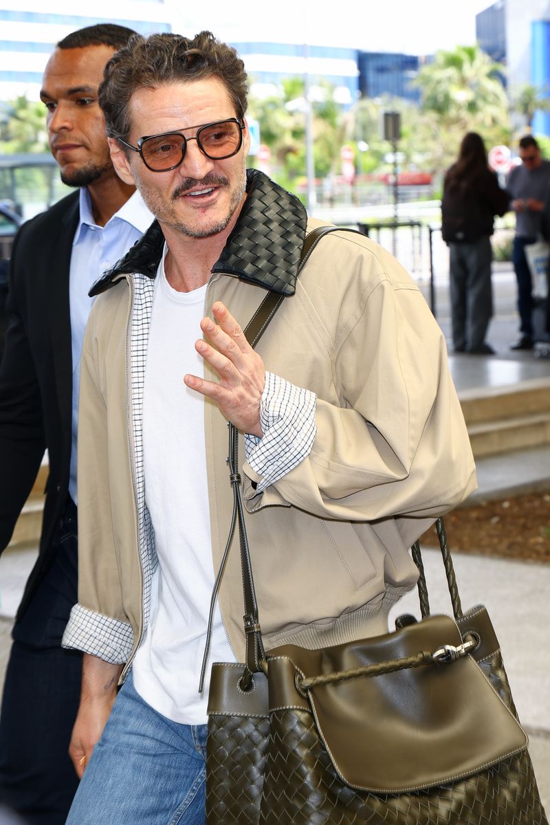Pedro Pascal is seen at Nice Airport during the 78th Cannes Film Festival on May 16, 2025 in Nice, France. 