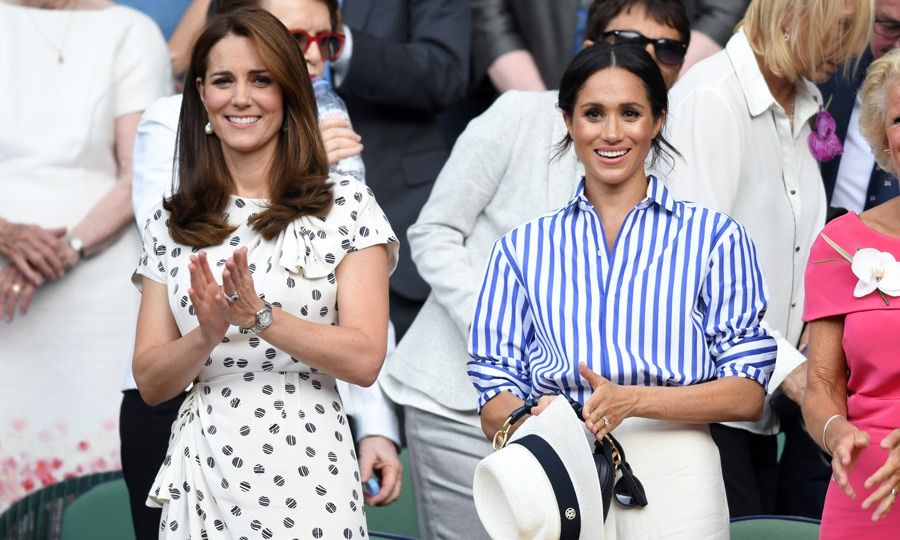 Meghan Markle and Kate Middleton at Wimbledon