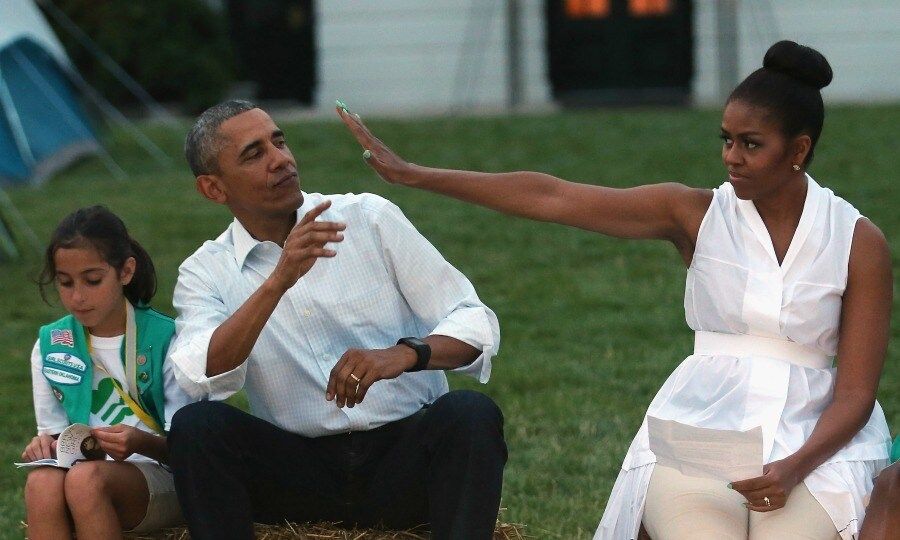 <b>She's always right</b>
"After about 15 years I finally figured out that she's always right," President Obama shared to Ellen DeGeneres in 2016. "So surprisingly we just stopped fighting after that."
Photo: PA