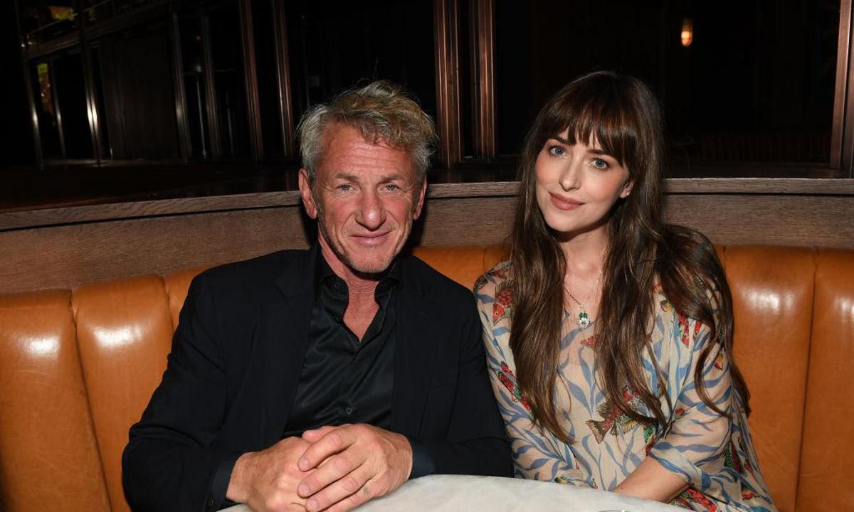 Sean Penn and Dakota Johnson