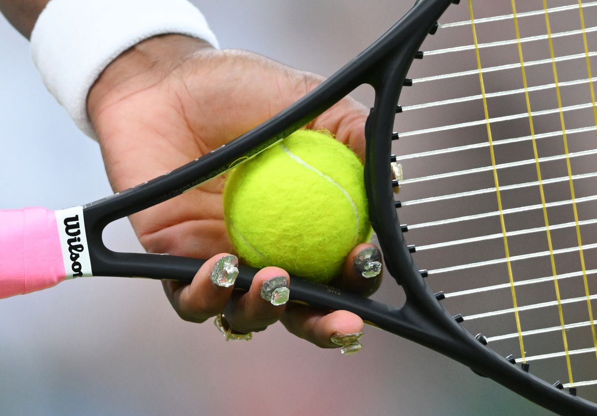 Serena Williams' nails were 3D