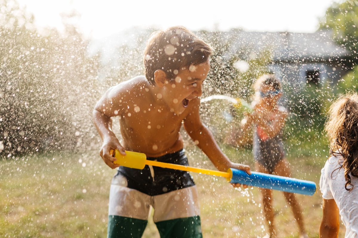 Turn the Backyard Into a Water Park