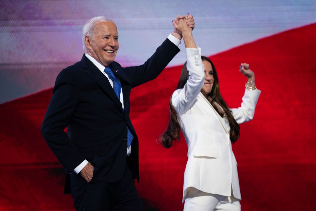Joe and Ashley Biden at the DNC yesterday