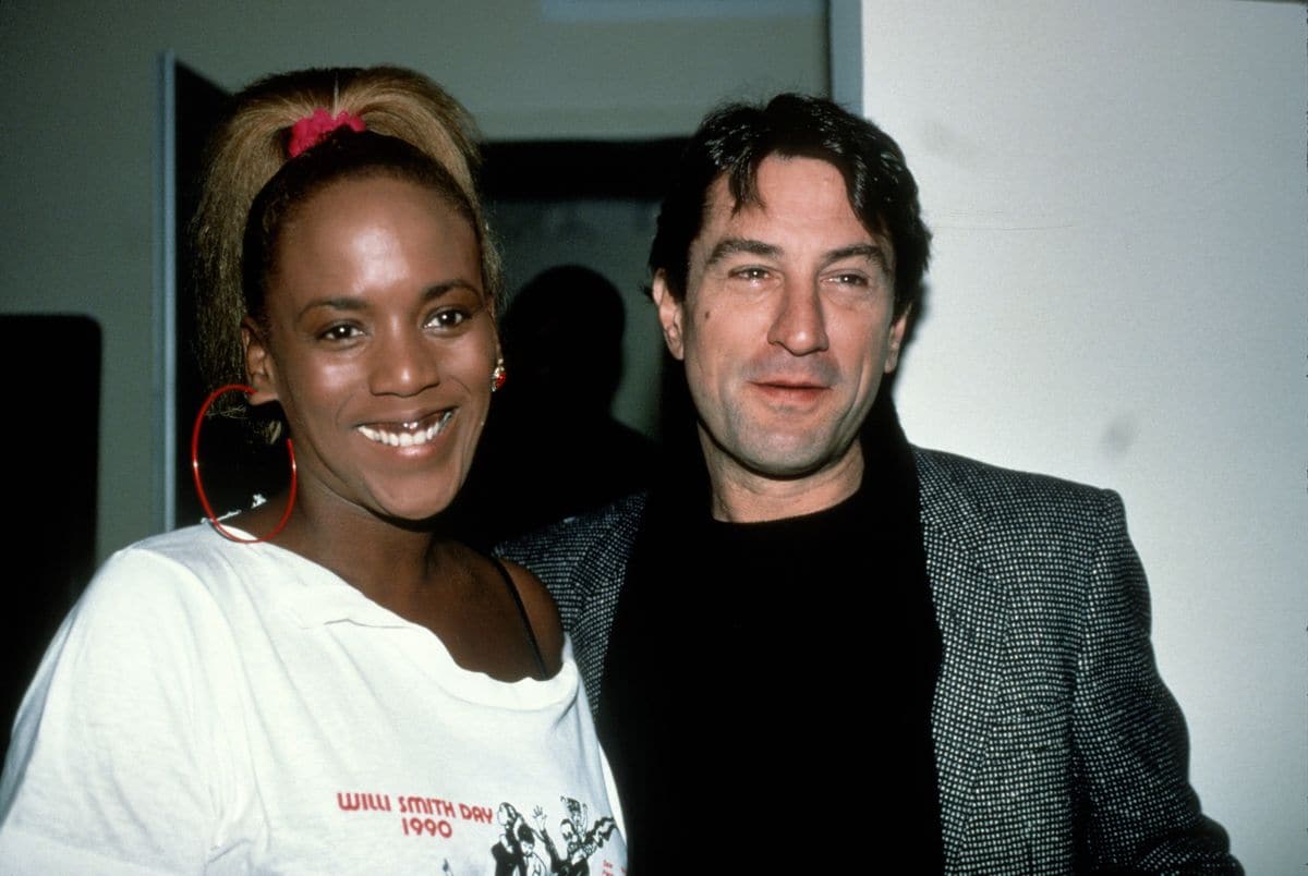 Robert De Niro and Toukie Smith circa 1990 in New York City. 