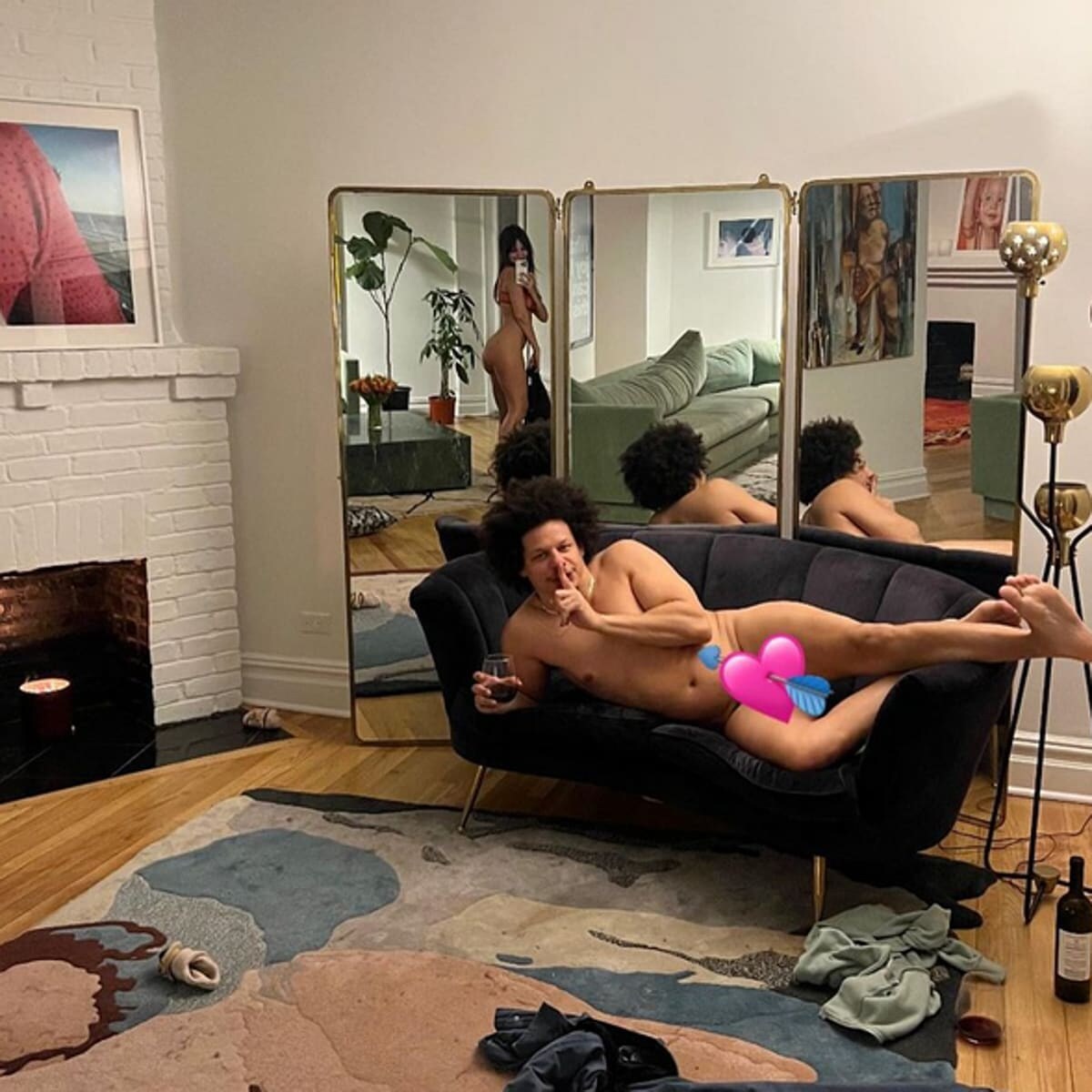 Emily Ratajkowski and Eric Andre