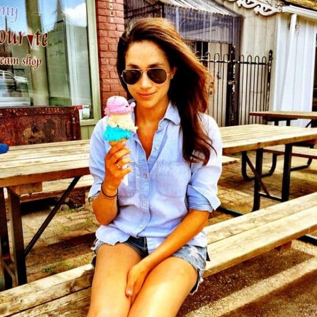 When it comes to style, she said, "Really like jean shorts and flip-flops as my daily uniform."
Photo: Instagram/@meghanmarkle