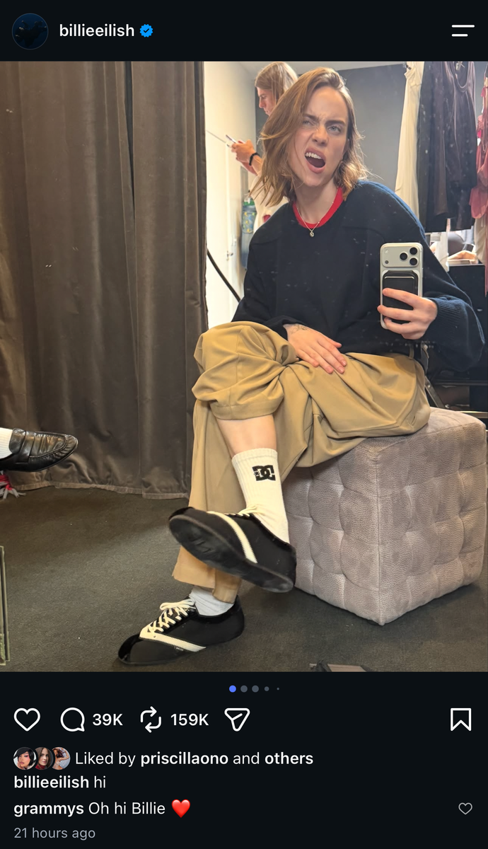 Billie Eilish debuts strawberry blonde hair in major makeover