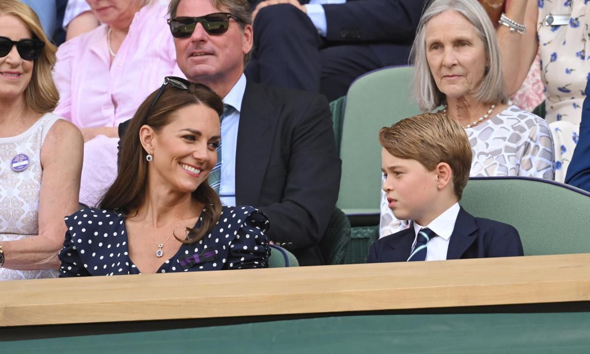 The Duke And Duchess Of Cambridge Attend The Wimbledon Men's Singles Final