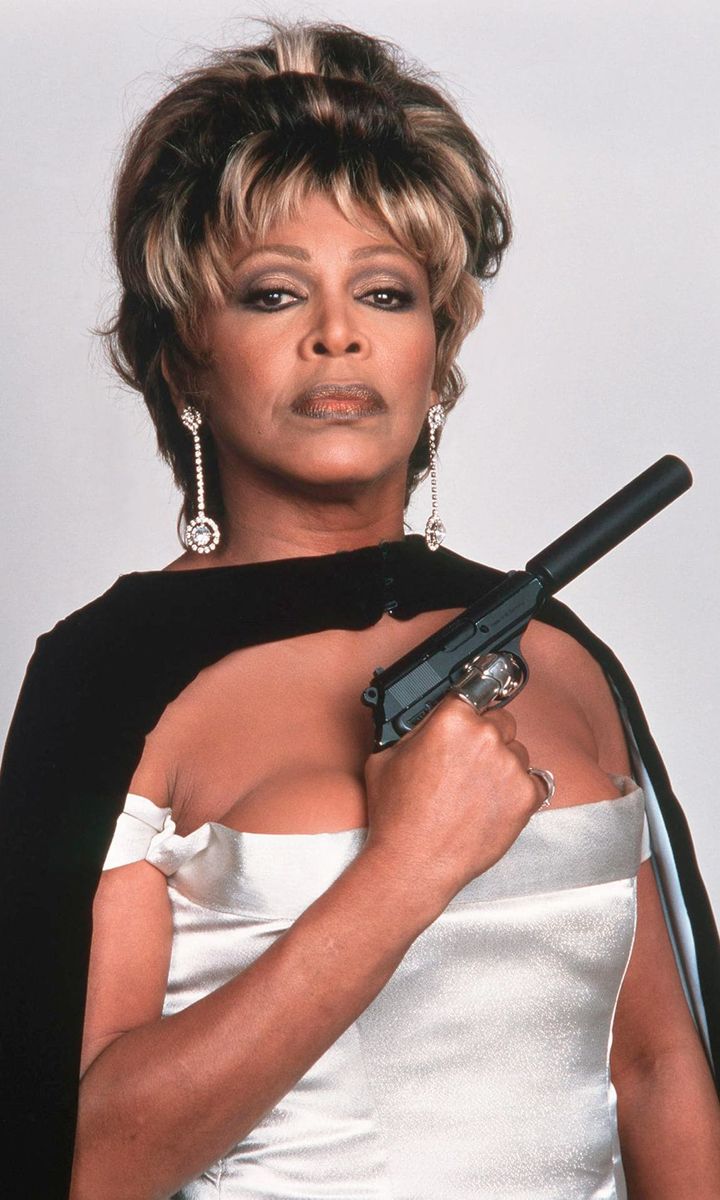 Tina Turner Poses In The Studio