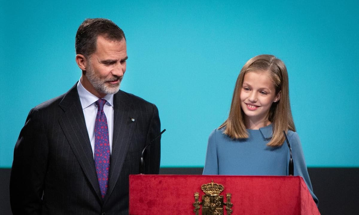 On her 13th birthday in 2018, the Princess gave her first public speech at an event commemorating the 40th anniversary of Spain's Constitution.