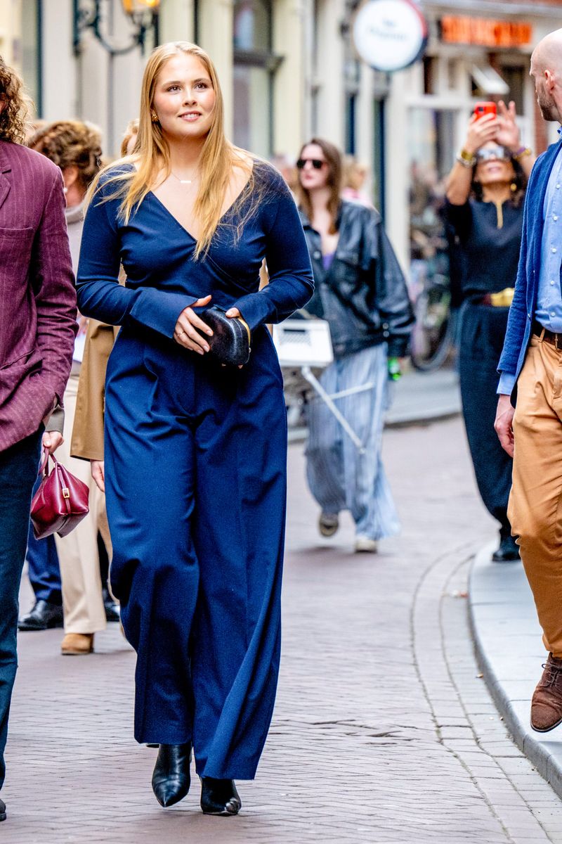 Princess Amalia’s timeless blue look and soft-glam beauty signal a modern royal style shift