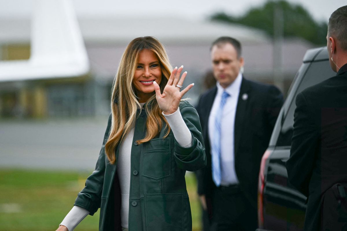 The first lady encouraged the young students to embrace new technology while acknowledging the importance of being vigilant about artificial intelligence.