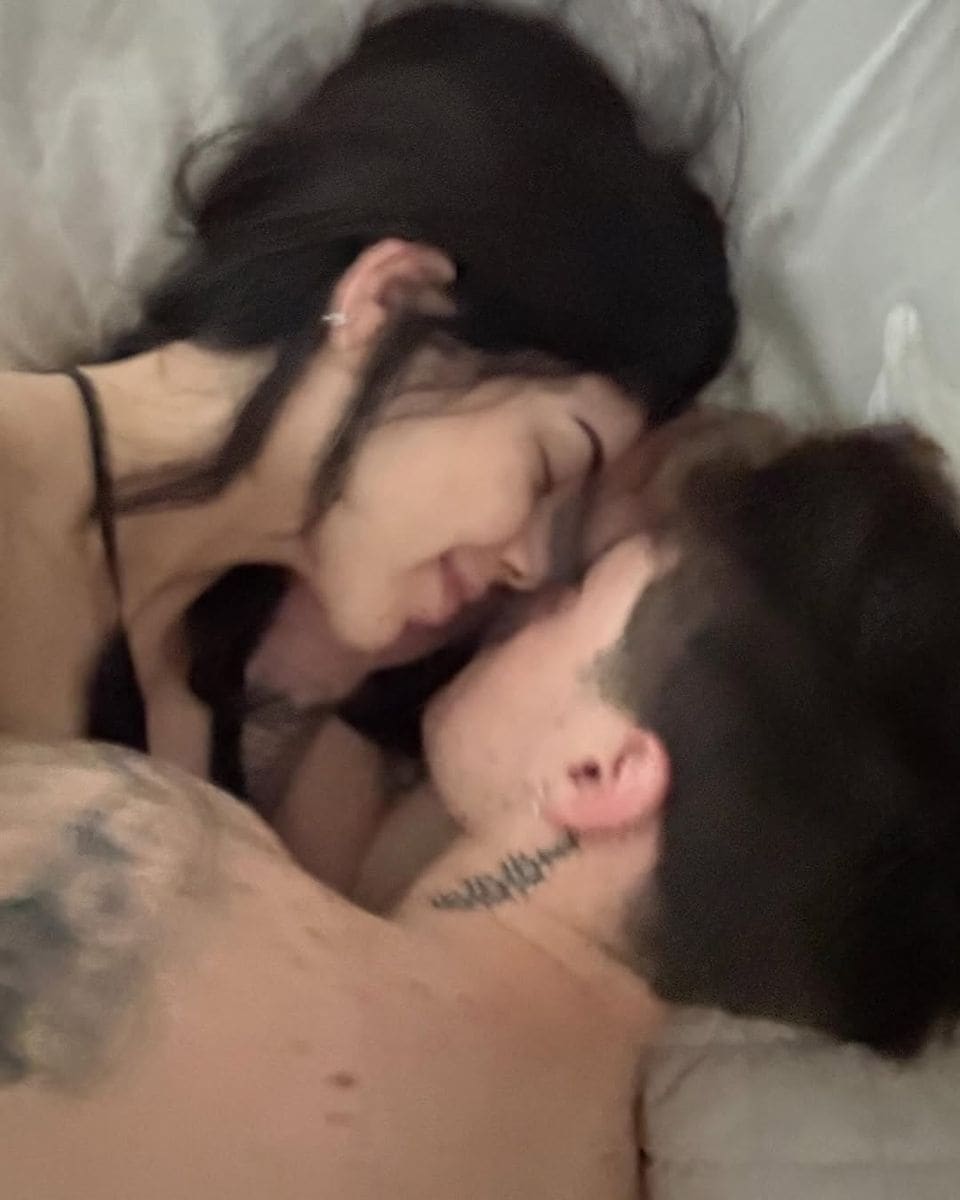 It included a steamy bedroom pic