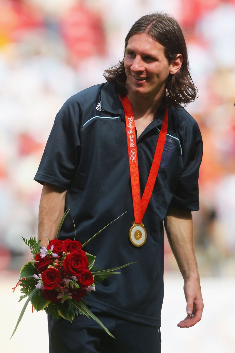 Lionel Messi in August 23, 2008, in Beijing, China.