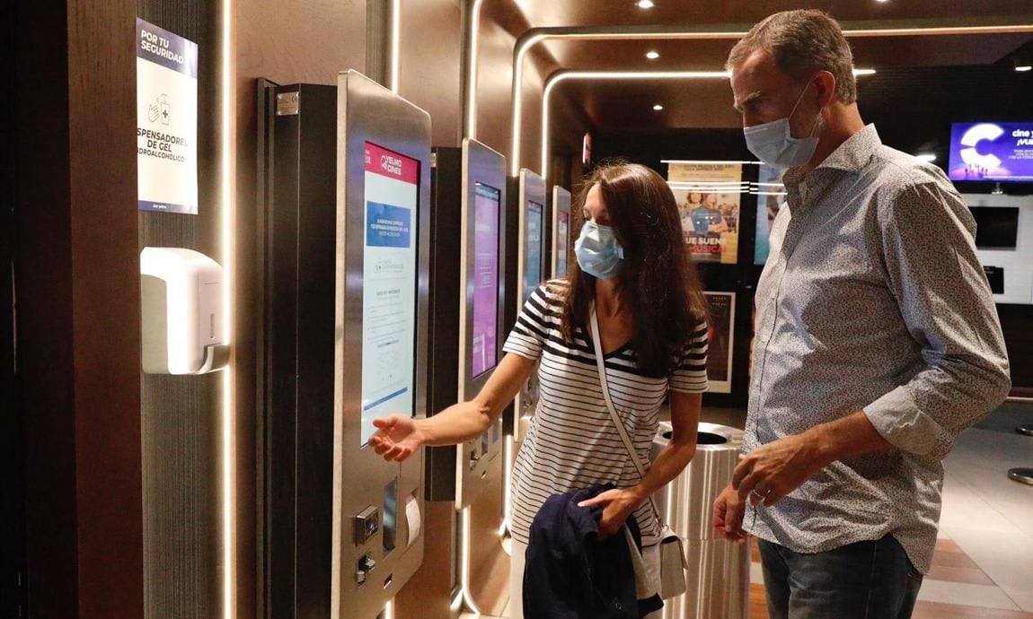 The King and Queen of Spain enjoyed a date night at the movies on July 18