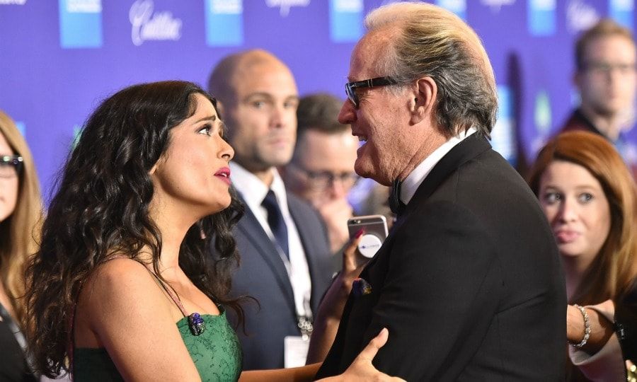 Salma Hayek and Peter Fonda