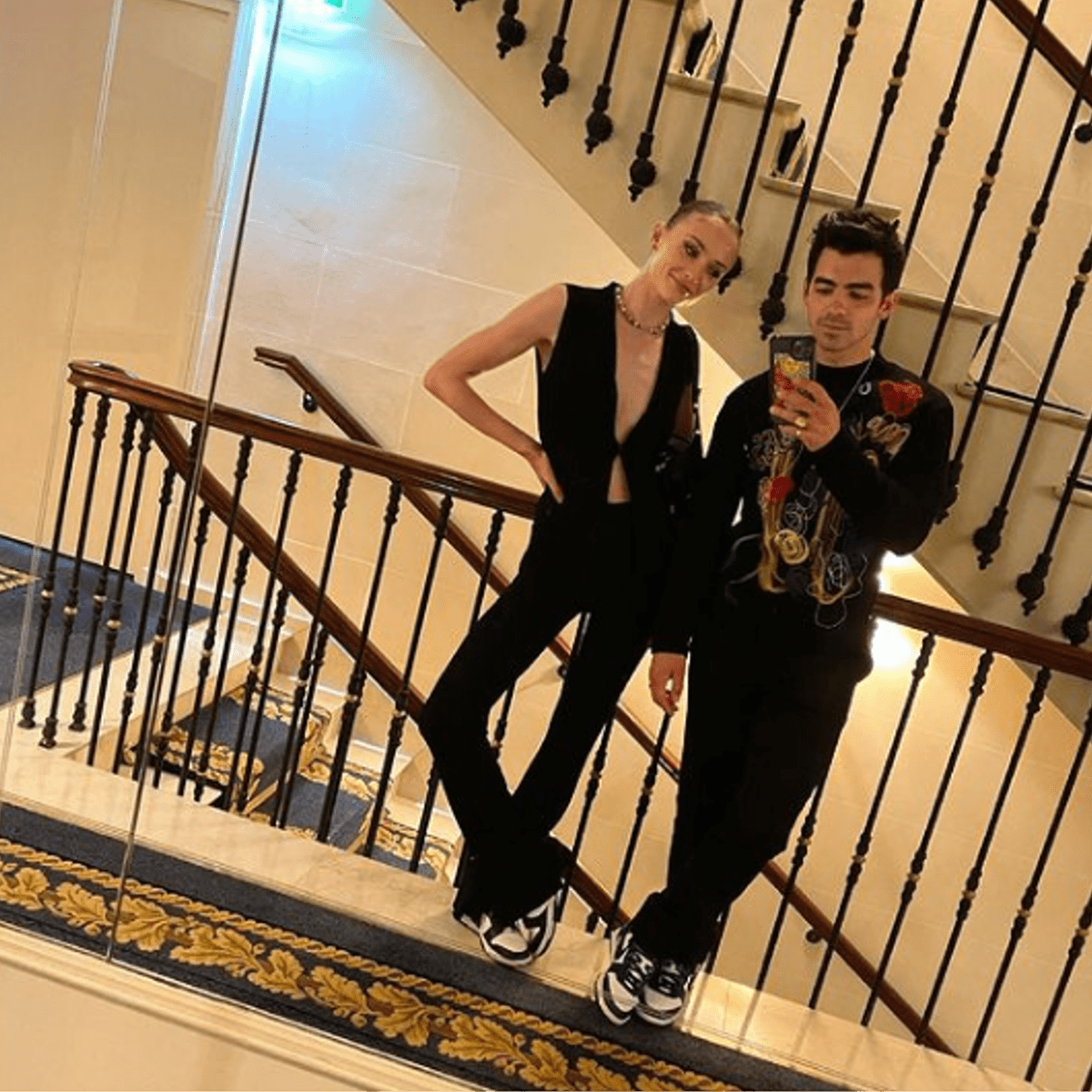 Joe Jonas and Sophie Turner in Paris