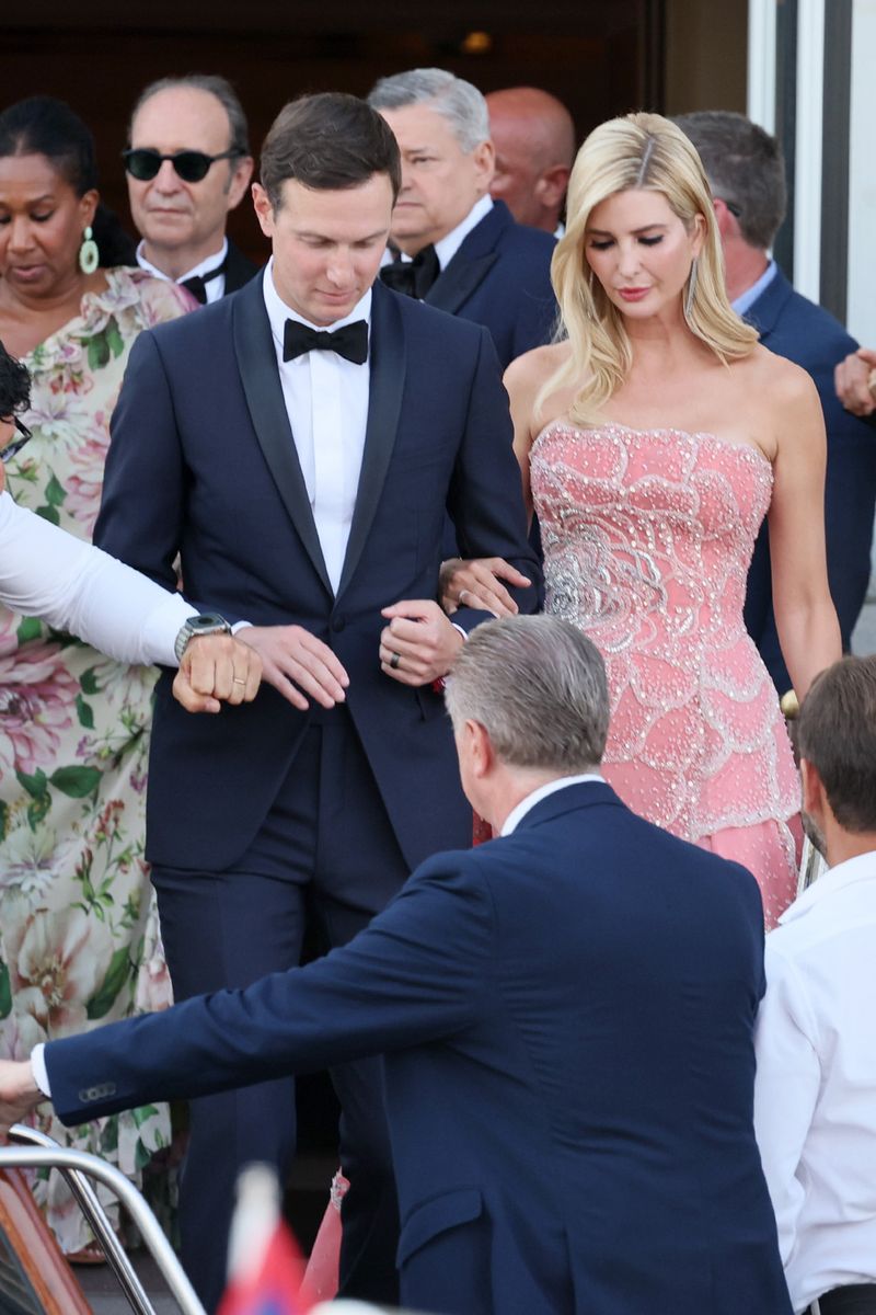 Jared Kushner and Ivanka Trump at Lauren Sanchez and Jeff Bezos' wedding 