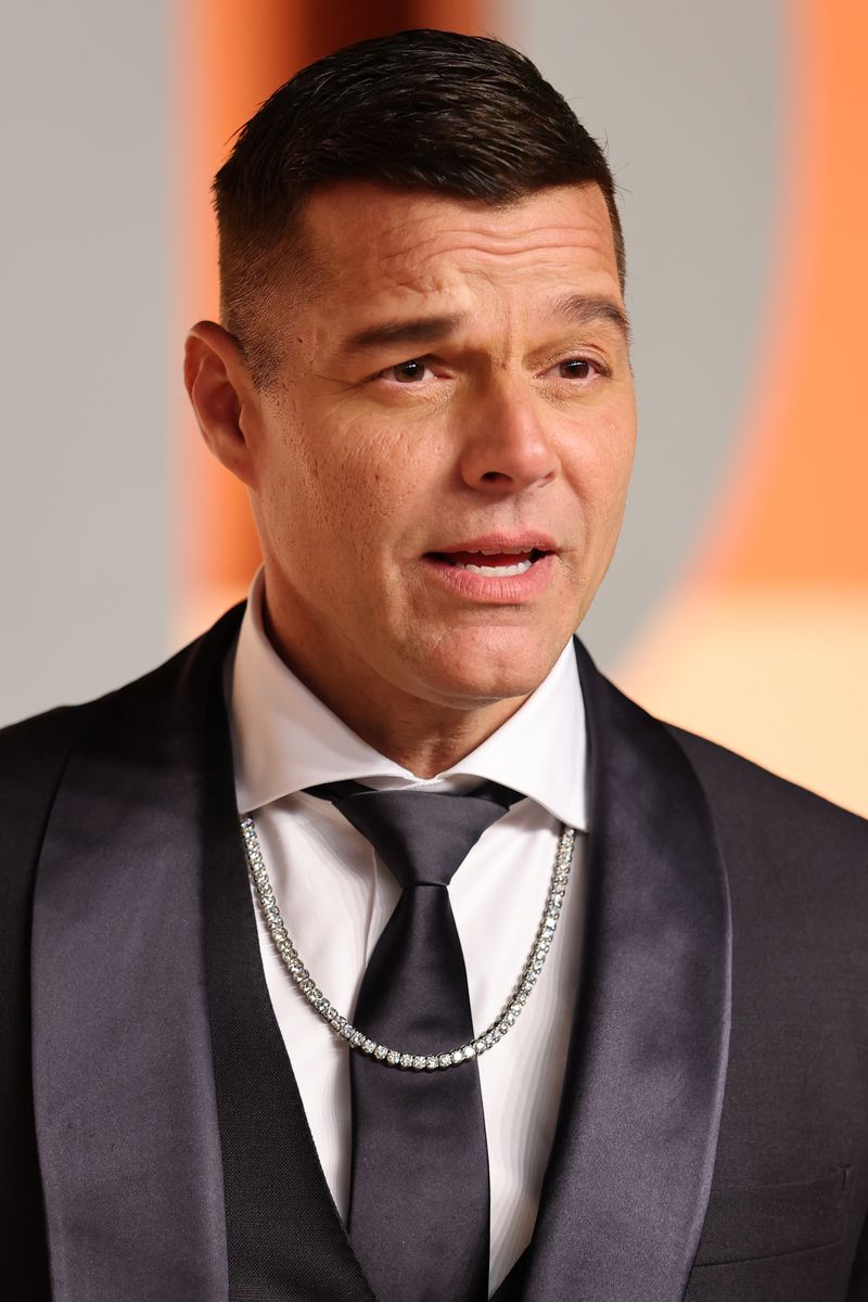  Ricky Martin attends the 2025 Vanity Fair Oscar Party Hosted By Radhika Jones at Wallis Annenberg Center for the Performing Arts on March 02, 2025 in Beverly Hills, California.  (Photo by Amy Sussman/Getty Images)