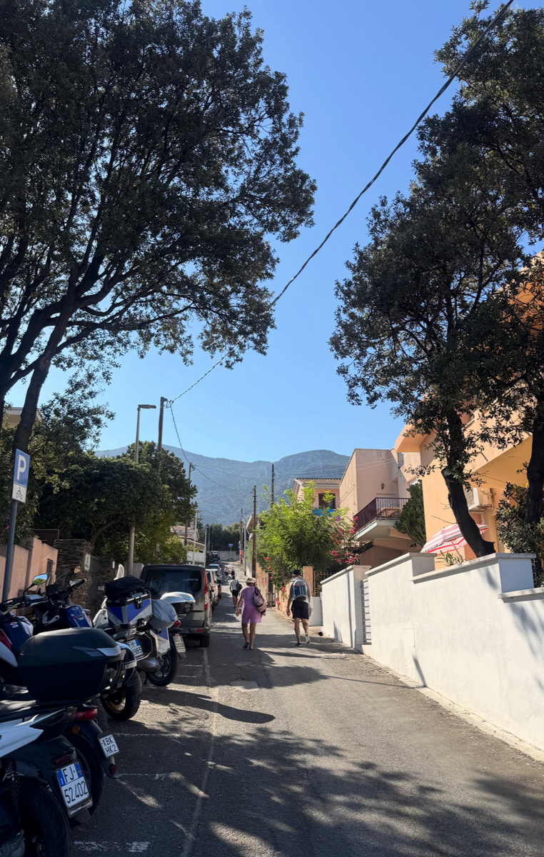 The 25-year-old shared picturesque scenes from her mysterious summer destination.