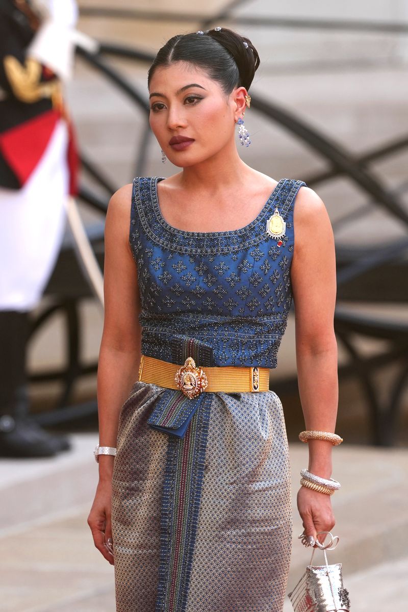 Princess Sirivannavari arrives at The Elysee Presidential Palace as part of the Thai King's State visit to France