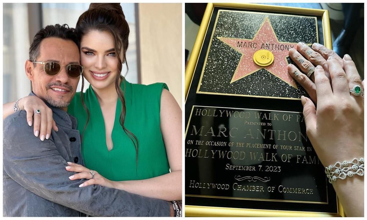 Nadia Ferreira y Marc Anthony