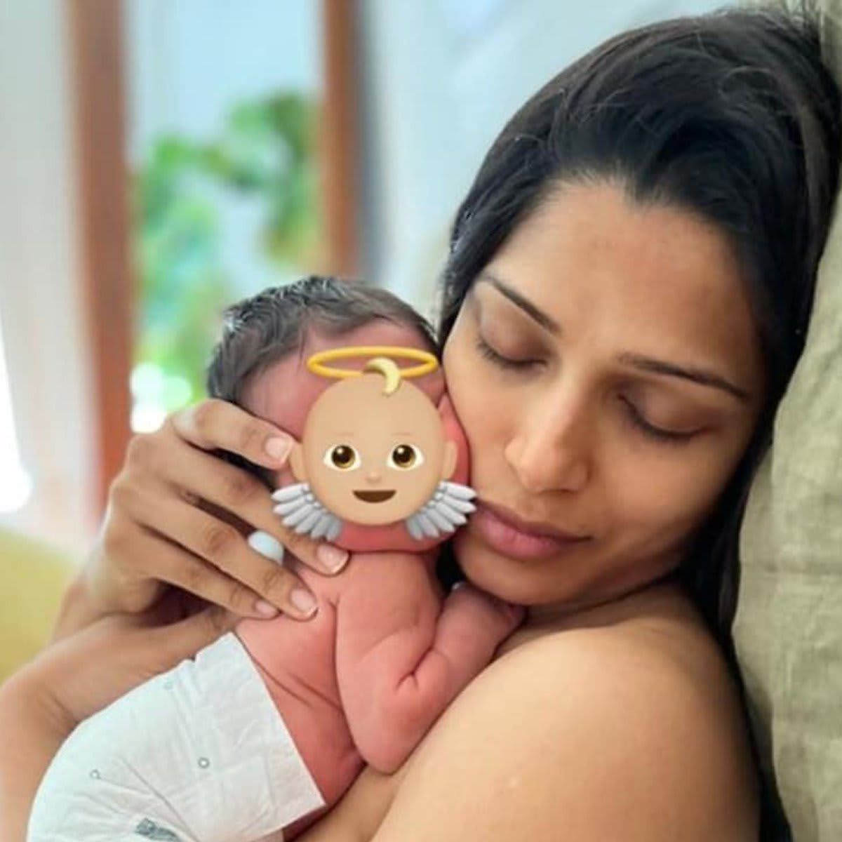 Freida Pinto welcomes first baby Rumi Ray with husband Cory Tran
