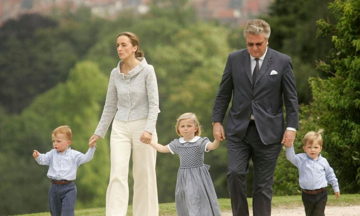 Belgian Royal Family Poses For The Press